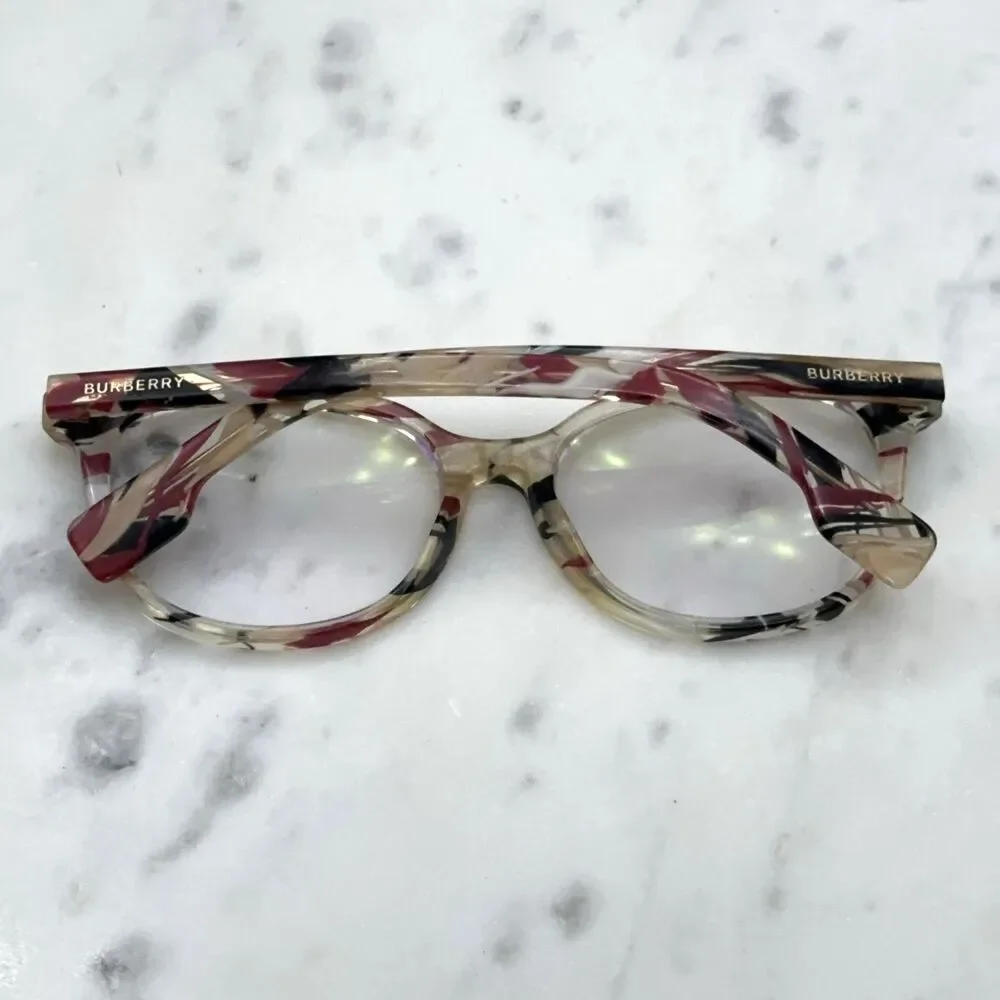 Burberry B 2291 3792 / BY1649374 Striped Check Eyeglasses Frames Only 53-17-140 - Picture 6 of 10